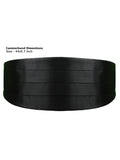 Peluche Debonair Black Cummerbund For Men