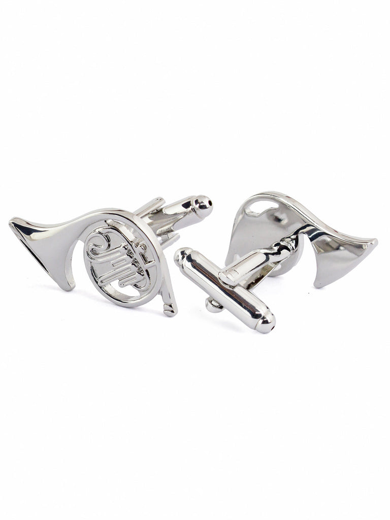 Buy The Subtle Trumpet - Silver Cufflinks for Men | Genuine
