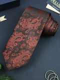 Fine Elegance Black Colored Microfiber Necktie for Men | Genuine Branded Product from Peluche.in