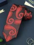 Jazzy Black Colored Microfiber Necktie for Men | Genuine Branded Product from Peluche.in