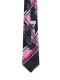 Peluche Wide Checkered Necktie For Men