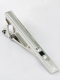 Peluche The Bling Bar Silver Cufflinks and Tie Pin Set