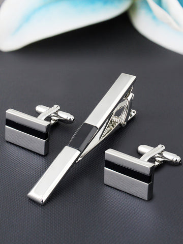 Peluche Debonair Cufflinks and Tie Pin Set