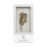Kavove The Musical Saphire Golden Colour Brooch