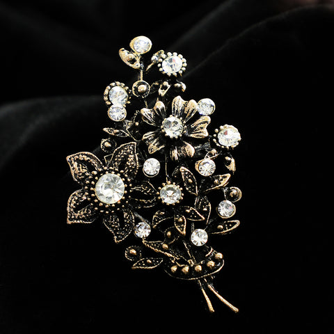 Kavove The Petal Whispers Silver Colour Brooch