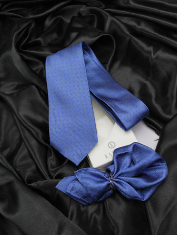 Neck Tie and Pocket Square Set for Men