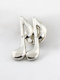 Peluche The Musical Note Cufflink and lapel Pin Set