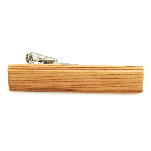 Peluche Natural Zebra Wood Tie Pin for Men