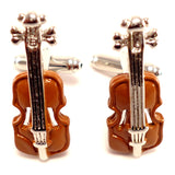 Classy Violin - Cufflinks - Peluche.in
