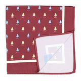 Peluche Silk Grapes Design Pocket Square For Men