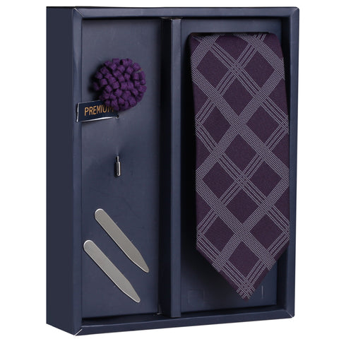 Peluche The Charming Cresendo - Purple Gift Box for Men