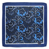 Peluche Alluring Floral Abstract Pocket Square For Men