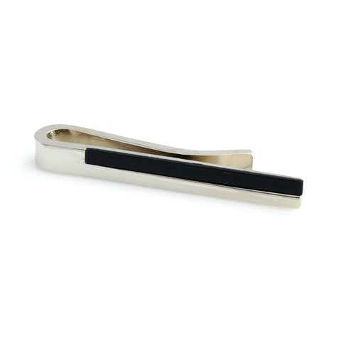 Peluche Sophisticated - Oynx - Super Sleek - Tie Pin Brass, Culture Stone, Black Onyx Stone