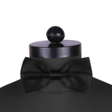 Debonair Black Cummerbund and Bow Tie Set - Peluche.in
