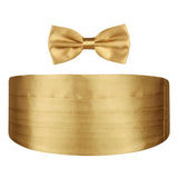 A Golden Rendezvous - Cummerbund and Bow Tie Set - Peluche.in