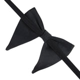 Kavove Solid Essentials Black Butterfly Bow Tie