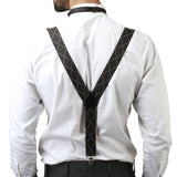 Peluche Stately Black Suspender for Men