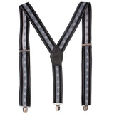 Peluche Flawless Black Suspender for Men