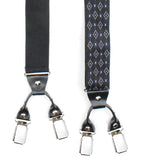 Peluche Blood Diamond Black 6 Clips Suspender