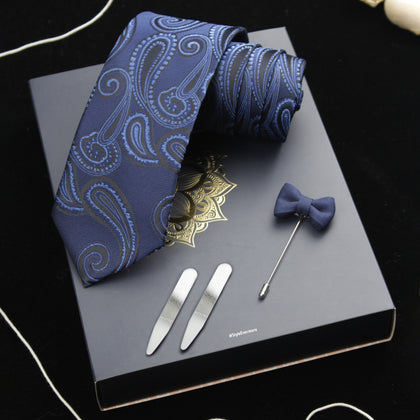 Necktie And brooch combo for men