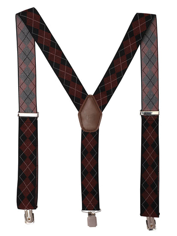 Elastic 3 clip suspender's for men 