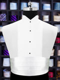 Peluche Royal White Cummerbund For Men