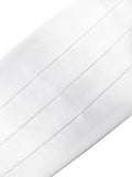 Peluche Royal White Cummerbund For Men