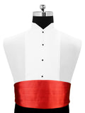Peluche Sultry Red Cummerbund For Men
