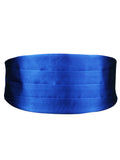 Peluche Bold Blue Cummerbund For Men
