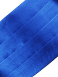 Peluche Bold Blue Cummerbund For Men