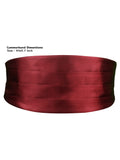 Peluche Burgundy Onyx Cummerbund For Men