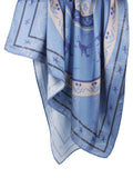 Peluche Regal Ride Blue colored Neckerchief for Men