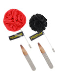 Peluche Solid Black & Red 10 Pcs Premium Gift Box