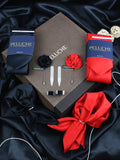 Peluche Solid Black & Red 10 Pcs Premium Gift Box