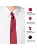 Neck Tie and Pocket Square Set for Men