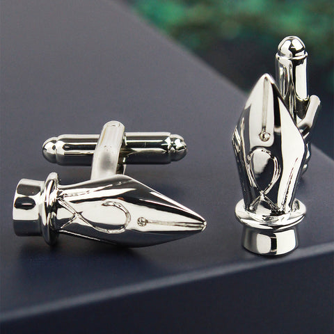 Inked In Silver Cufflinks for Men | Genuine Branded Product from Peluche.in