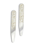 Peluche Sharp Secure Silver Metal Collar Stays