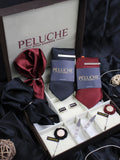 Peluche Solid Black & Red 10 Pcs Premium Gift Box