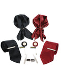 Peluche Solid Black & Red 10 Pcs Premium Gift Box