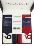 Peluche Solid Black & Red 10 Pcs Premium Gift Box