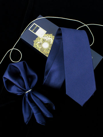 Neck Tie and Pocket Square Set for Men