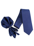 Neck Tie and Pocket Square Set for Men