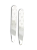 Peluche Style Safeguard Silver Metal Collar Stays