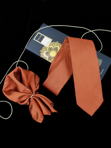 Neck Tie and Pocket Square Set for Men