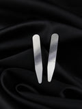 Peluche Stay Smart Silver Metal Collar Stays