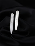 Peluche Elegant Hold Silver Metal Collar Stays
