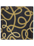 Peluche The Regent Black colored Neckerchief for Men