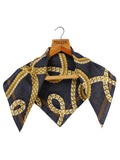 Peluche The Regent Black colored Neckerchief for Men