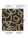 Peluche The Regent Black colored Neckerchief for Men