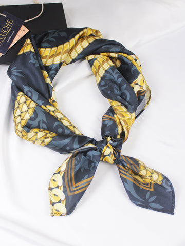 Peluche The Regent Dark Grey colored Neckerchief for Men